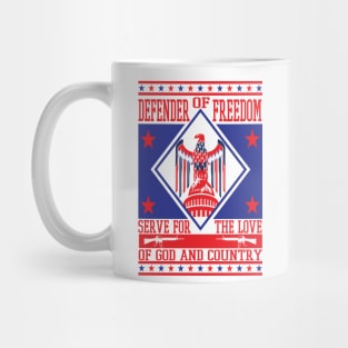 Defender Of Freedom Mug